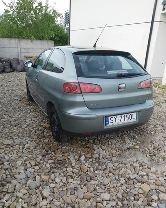 Seat Ibiza cena 4000 przebieg: 150000, rok produkcji 2002 z Mikołów małe 92